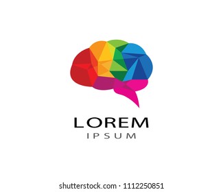 Brain symbol illustration design