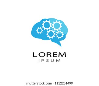 Brain symbol illustration design