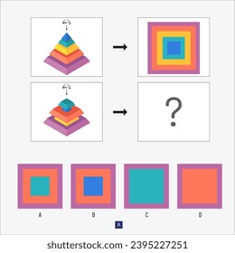 Brain Teasers, top view. What is the view from the top? Find what is not given. Mind questions.