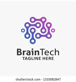 Brain Tech logo design