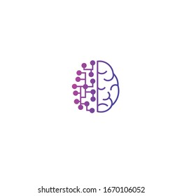 Brain Tech logo design inspiration