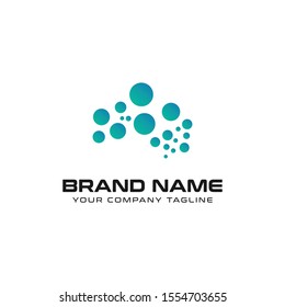 Brain Technology Logo Design Vector Template for Company