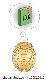 Brain to think about the books