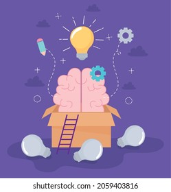 brain think out of the box, unique