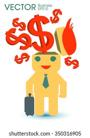 brain thinking about money