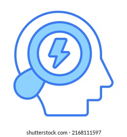 brain training Finance Related Vector Line Icon. Editable Stroke Pixel Perfect.