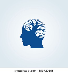 Brain Tree Logo Template Stock Vector (Royalty Free) 559720105 ...