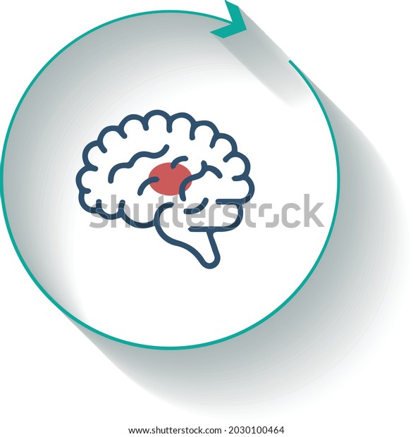 Brain Tumor Treatment Icon Vector Design Stock Vector (Royalty Free ...