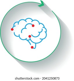 Brain Tumor Treatment Recovery Icon