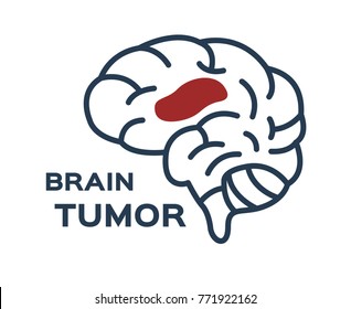 Brain Tumor Vector Icon