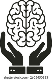 A Brain Vector design creatively illustrates neural connections and cognitive processes, blending science and art to represent intelligence, thought, and mental clarity.