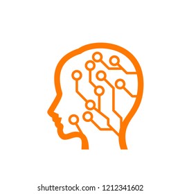 Brain Vector Graphic Template Download Modern