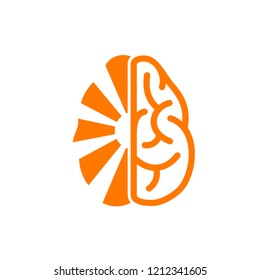 Brain Vector Graphic Template Download Modern