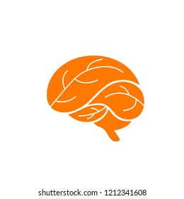 Brain Vector Graphic Template Download Modern