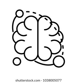 Brain vector icon