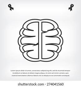 brain vector icon