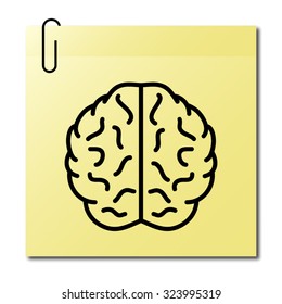 Brain - vector icon