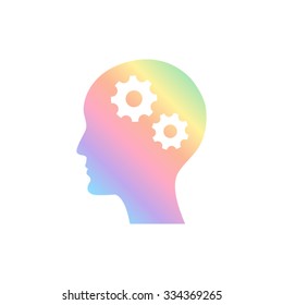 Brain  - vector icon