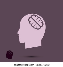 brain vector icon
