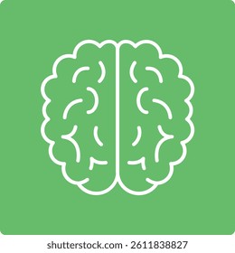 Brain vector icon. Can be used for printing, mobile and web applications.