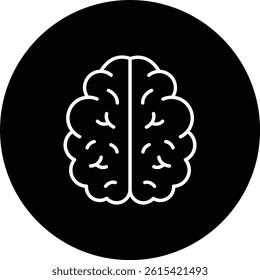 Brain vector icon. Can be used for printing, mobile and web applications.