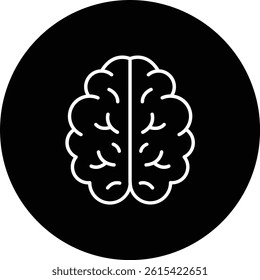 Brain vector icon. Can be used for printing, mobile and web applications.