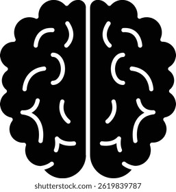 Brain vector icon. Can be used for printing, mobile and web applications.
