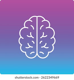 Ícone do vetor cerebral. Pode ser usado para impressão, aplicativos móveis e da Web.