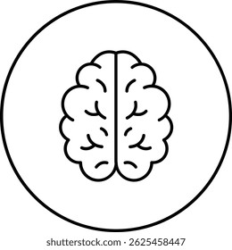 Brain vector icon. Can be used for printing, mobile and web applications.
