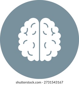 Icono de Vector cerebral. Se puede utilizar para aplicaciones de impresión, móviles y de Web.