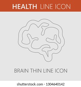 Brain vector icon eps 10.