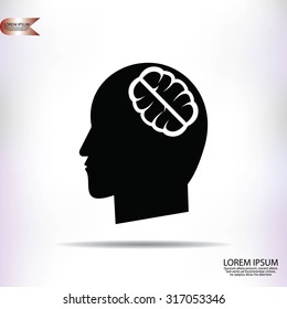 brain vector icons