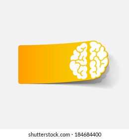 brain. Vector Illustration