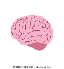 brain vector illustration emoji symbol sign icon flat design