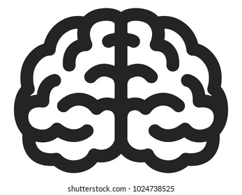 brain vector illustration icon