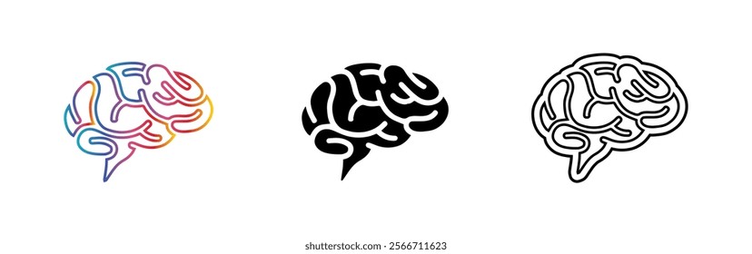Brain vector illustration icon design
