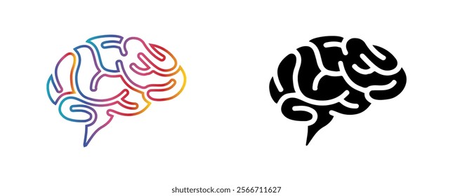 Brain vector illustration icon design