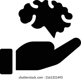 brain  Vector illustration on a transparent background. Premium quality symmbols. Glyphs vector icons for concept and graphic design.