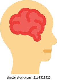 brain  Vector illustration on a transparent background. Premium quality symmbols. Line Color vector icons for concept and graphic design.