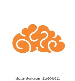 Brain Vector Logo Design Template