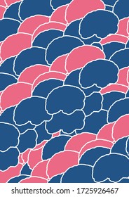 Brain vector pattern mental health background