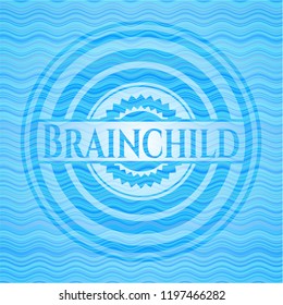Brainchild water concept emblem.