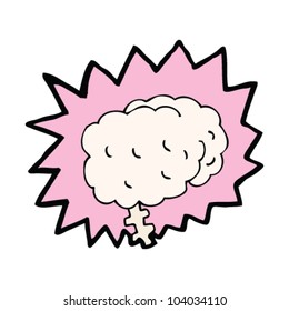 caricatura sobre poder de cerebro