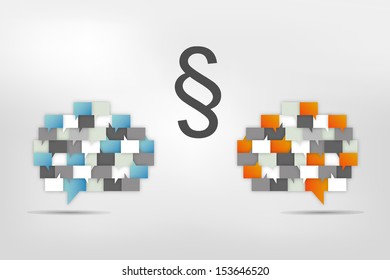 Brains illustration with paragraph.