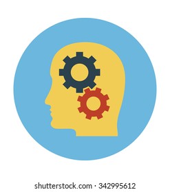 Brainstorm Colored Vector Illustration 