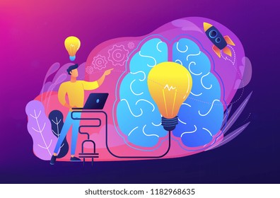 Brainstorm concept vector illustration.