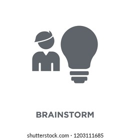 Brainstorm icon. Brainstorm design concept from  collection. Simple element vector illustration on white background.