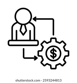 Brainstorm Icon Element For Design