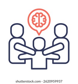 Brainstorm Icon Element for Design