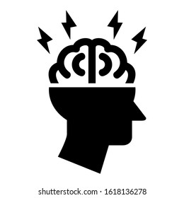 brainstorm icon isolated sign symbol vector illustration - high quality black style vector icons
